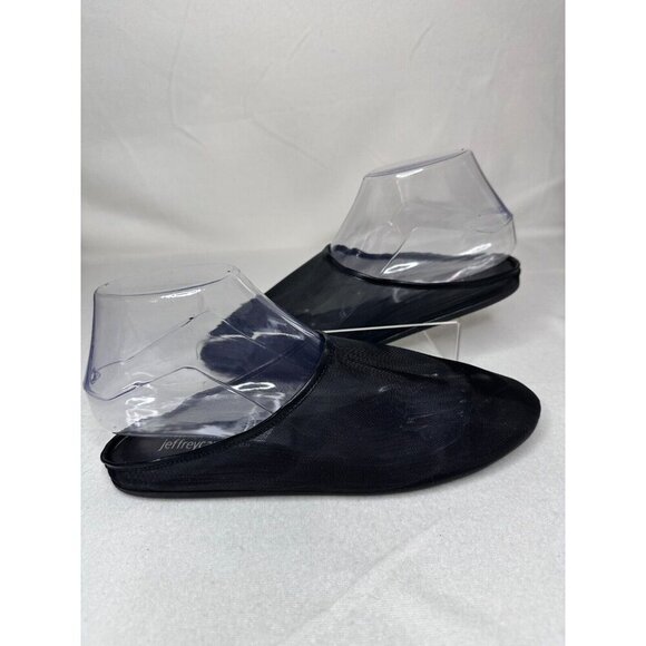 Jeffrey Campbell Nutcracker Black Flats Women's Size 7 Mesh Mules Ballet NWOT - Picture 3 of 10